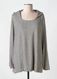 Pull col rond manches longues noir AN II VITO femme