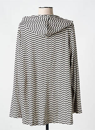 Pull coupe droite manches longues noir AN II VITO femme