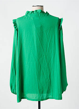 Blouse col rond manches longues vert AN II VITO femme