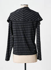 Gilet manches longues noir MYRINE pour femme seconde vue