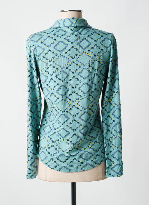 Chemisier coupe cintrée manches longues vert WHITE STUFF femme