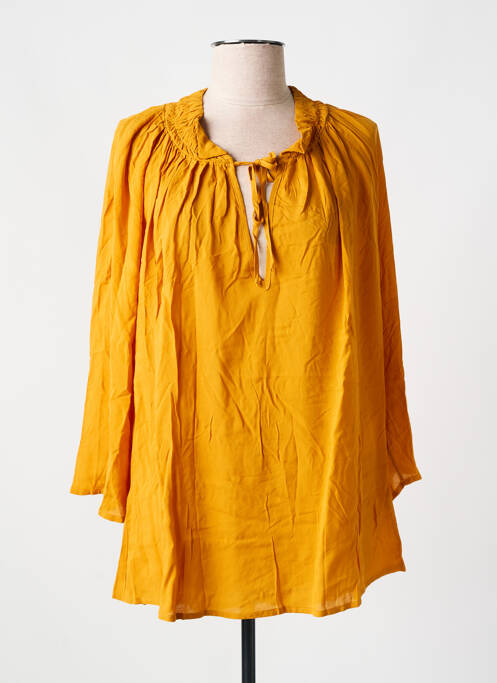 Blouse orange SEMIOLOGY pour femme