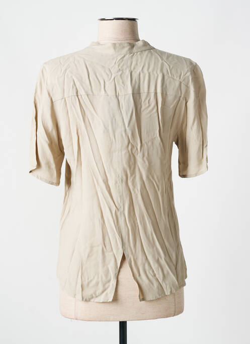 Chemisier manches courtes manches courtes beige SEMIOLOGY femme