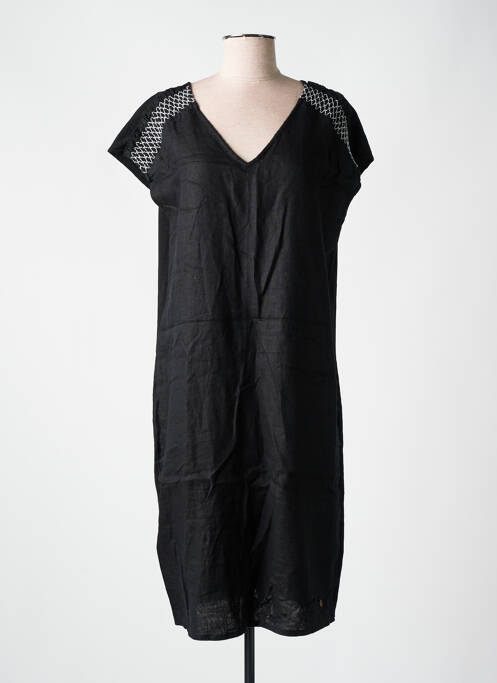 Robe mi-longue noir YEST pour femme