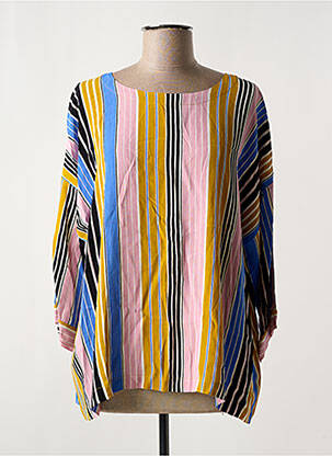 Blouse col rond manches 3/4 rose MASAI femme
