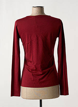 T-shirt manches longues manches longues rouge YEST femme