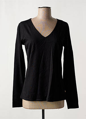 T-shirt manches longues manches longues noir YEST femme