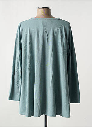 T-shirt manches longues manches longues bleu OZAI N KU femme