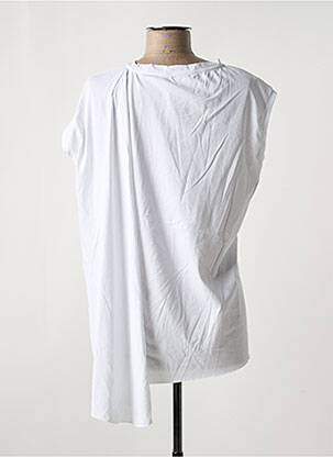 Tunique manches courtes tissage jersey blanc LOTUS EATERS femme