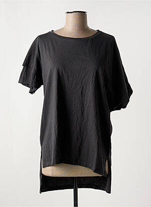 Tunique manches courtes tissage jersey gris LOTUS EATERS femme