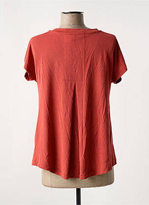 T-shirt stretch manches courtes orange MASAI femme