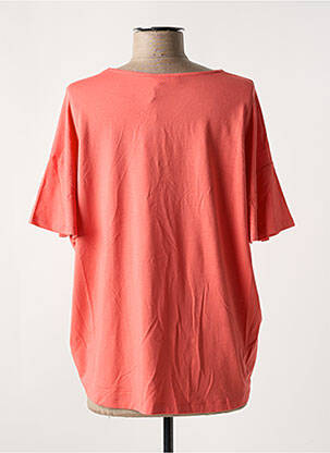 T-shirt col v manches courtes orange MASAI femme