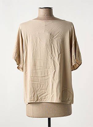 Blouse manches courtes manches courtes beige SEMIOLOGY femme