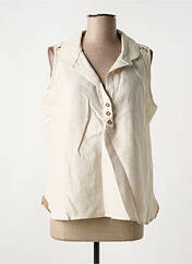 Blouse beige SEMIOLOGY pour femme seconde vue