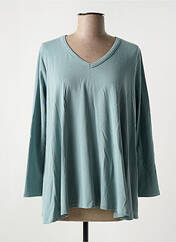 T-shirt bleu OZAI N KU pour femme seconde vue