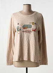 T-shirt marron NICE THINGS pour femme seconde vue