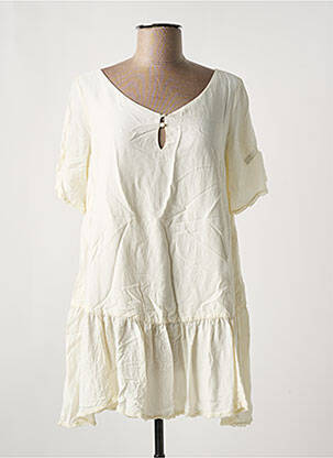 Tunique manches courtes beige JAYKO pour femme