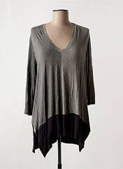 Tunique manches longues gris ALEMBIKA pour femme seconde vue