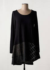 Tunique manches longues noir ALEMBIKA pour femme seconde vue