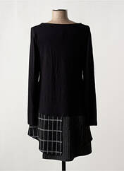 Tunique manches longues noir ALEMBIKA pour femme seconde vue