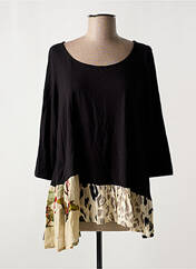 Tunique manches longues noir ALEMBIKA pour femme seconde vue