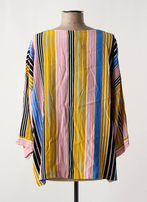 Blouse col rond manches 3/4 rose MASAI femme