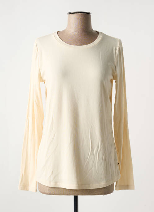 T-shirt manches longues manches longues beige YEST femme