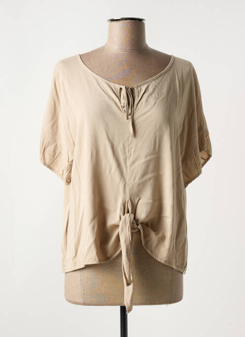 Blouse beige SEMIOLOGY pour femme