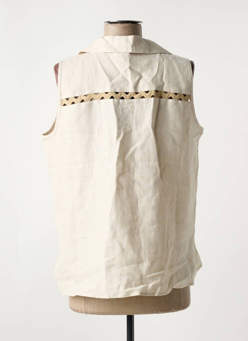 Blouse beige SEMIOLOGY pour femme