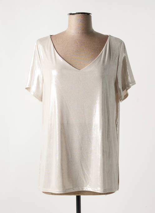 Top argent AN II VITO pour femme