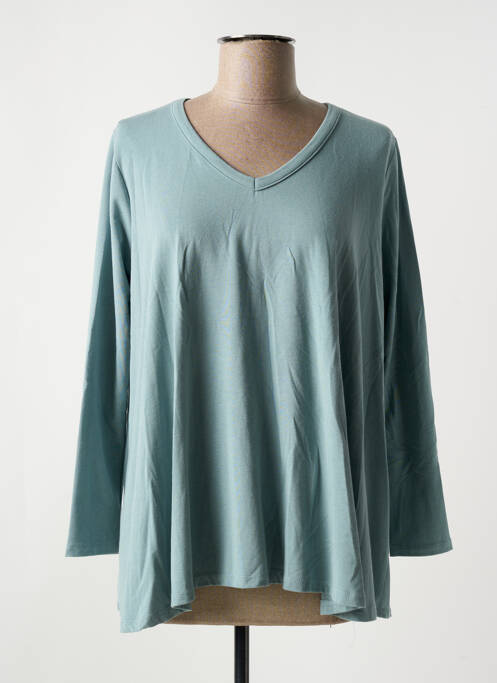 T-shirt bleu OZAI N KU pour femme