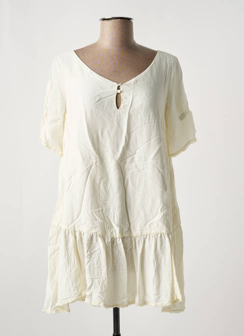 Tunique manches courtes beige JAYKO pour femme