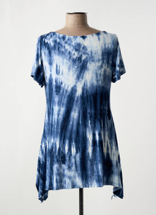 Tunique manches courtes bleu AN II VITO pour femme
