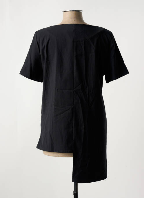 Tunique manches courtes noir ELSEWHERE pour femme