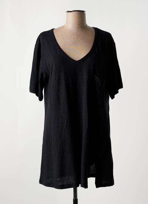 Tunique manches courtes noir OZAI N KU femme