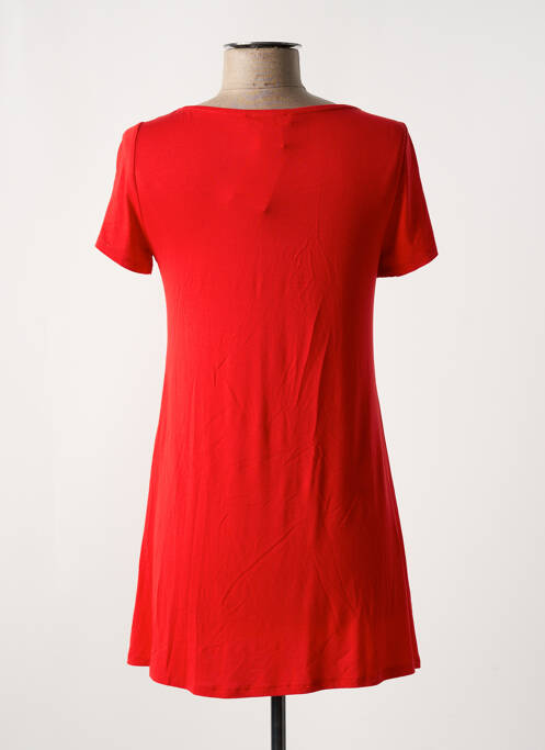Tunique manches courtes rouge AN II VITO pour femme