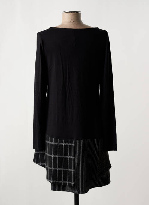 Tunique manches longues noir ALEMBIKA pour femme