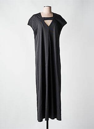 Robe longue manches courtes manches courtes gris LOTUS EATERS femme