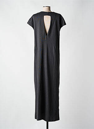 Robe longue manches courtes manches courtes gris LOTUS EATERS femme