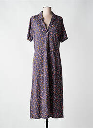 Robe longue manches courtes manches courtes violet WHITE STUFF femme