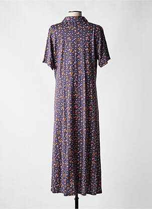 Robe longue manches courtes manches courtes violet WHITE STUFF femme