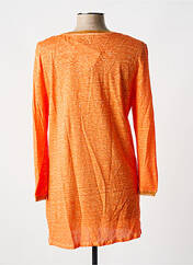 Pull tunique orange MALVIN pour femme seconde vue