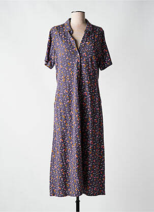 Robe longue violet WHITE STUFF pour femme