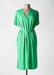 Robe mi-longue vert YEST pour femme seconde vue