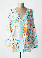 Tunique manches longues bleu MALVIN pour femme seconde vue