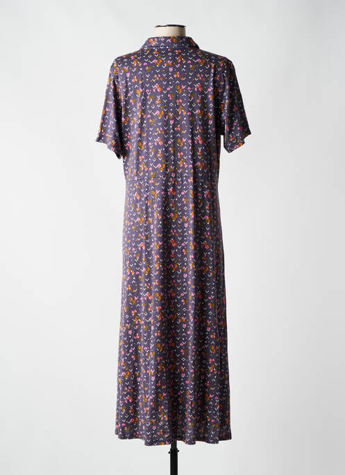 Robe longue manches courtes manches courtes violet WHITE STUFF femme