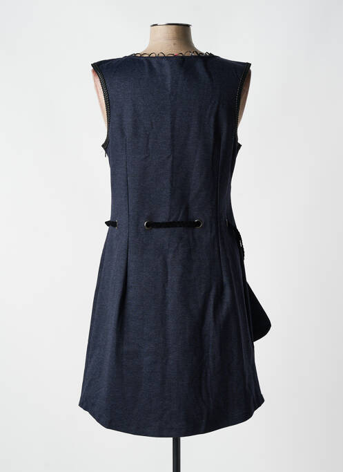 Robe courte sans manche sans manche bleu LO! LES FILLES femme
