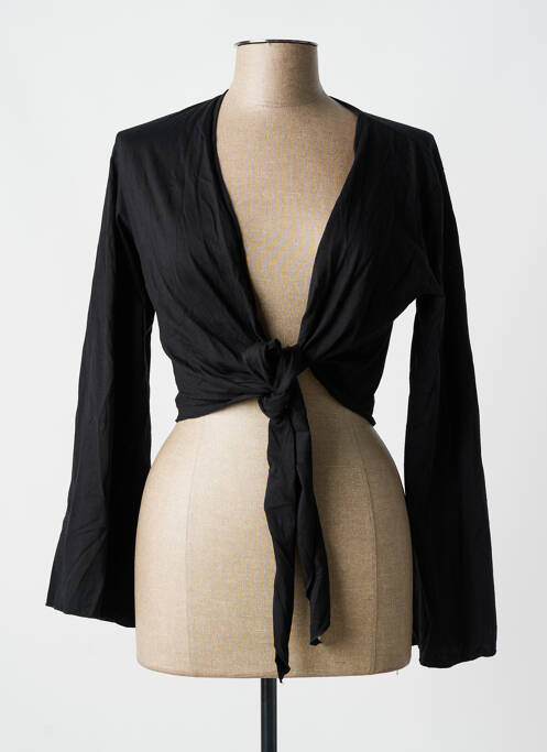 Gilet manches longues noir LOTUS EATERS pour femme