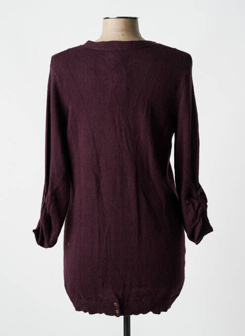 Gilet manches longues violet WHITE STUFF femme