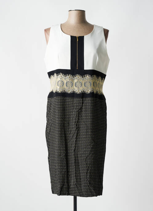 Robe mi-longue beige BLEU BLANC ROUGE pour femme